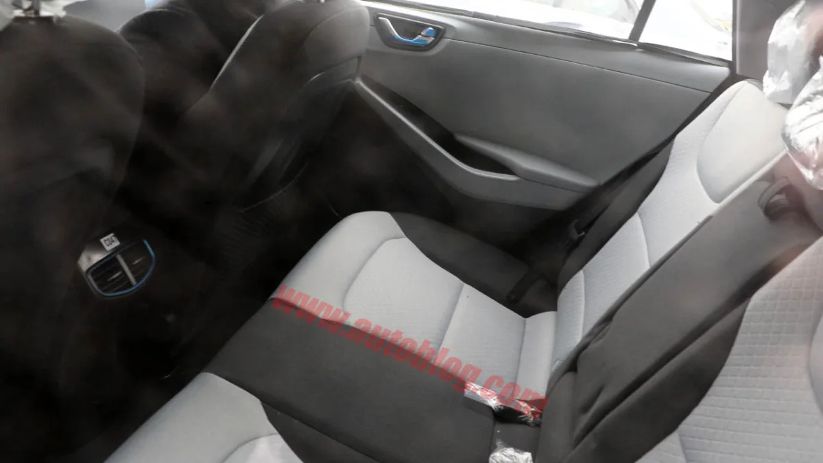 Hyundai hybrid prototype interior