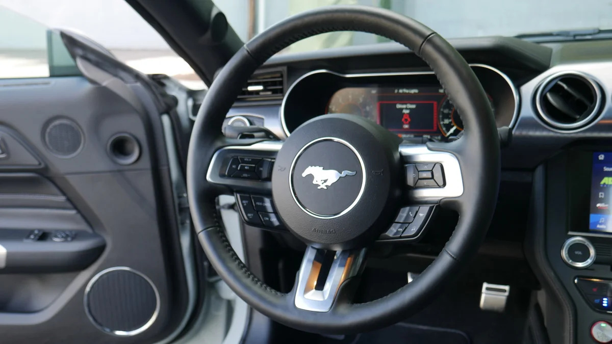 2021 Ford Mustang Mach 1 steering wheel
