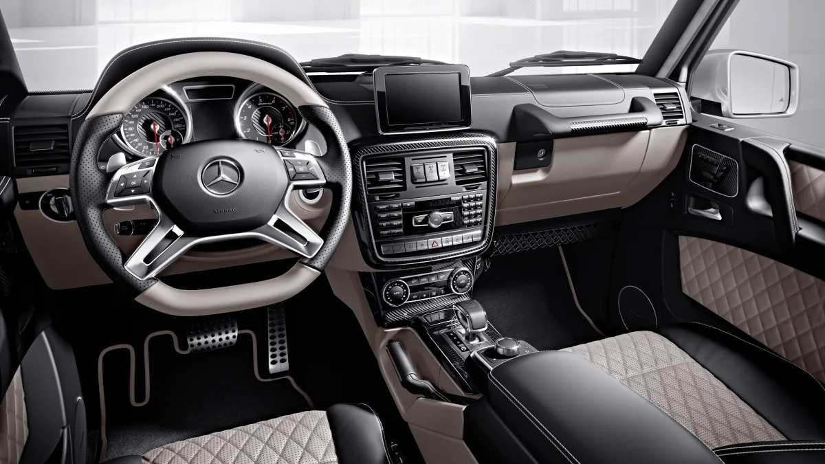 Mercedes-Benz G-Glass exterior with Designer Manufaktur options, in mocha brown.