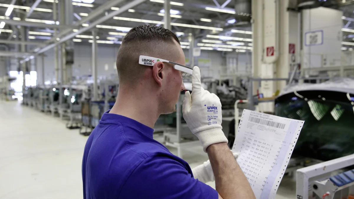 3D Smartglasses VW Wolfsburg assembly plant