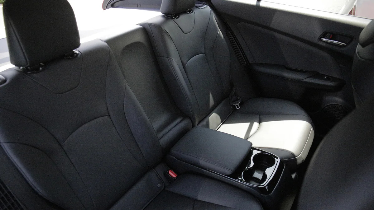 2017 Toyota Prius Prime Prototype rear seats