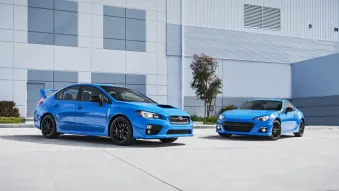 2016 Subaru Hyper Blue BRZ and STI