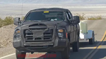 2016 Ford F-Series Super Duty in flames