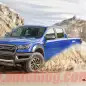 Ford Ranger Raptor off-road rendering