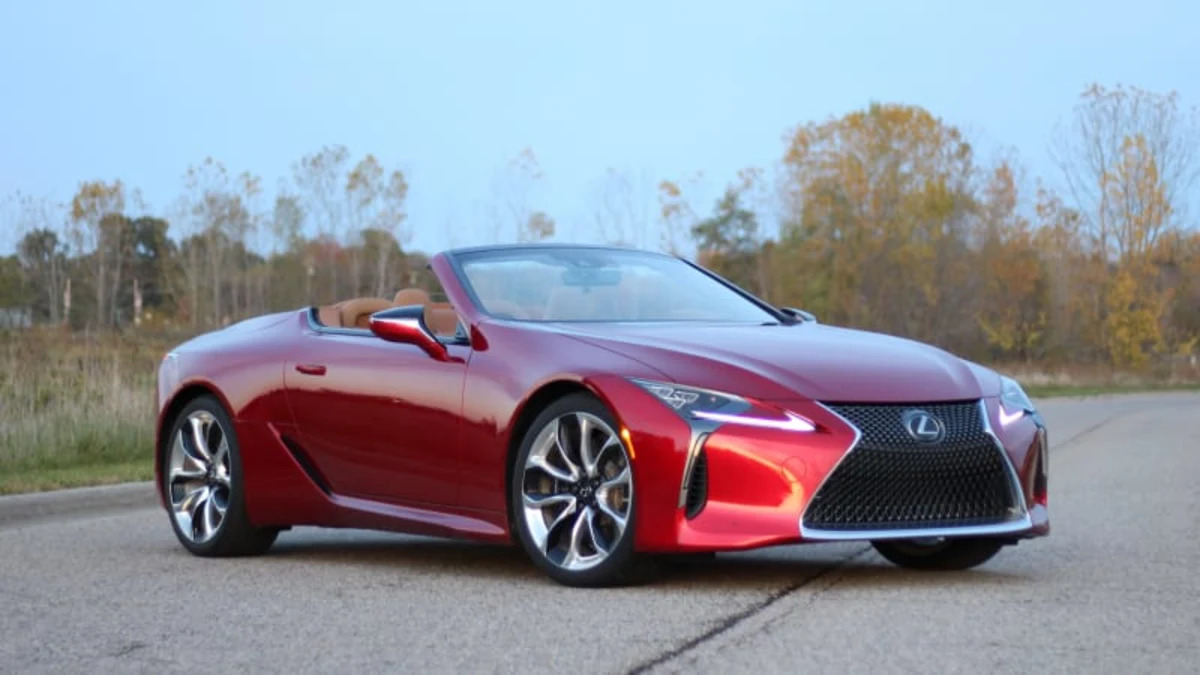 The 2021 Lexus LC 500 Convertible is blissful, motoring beauty