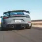 Porsche 718 Cayman RS action rear