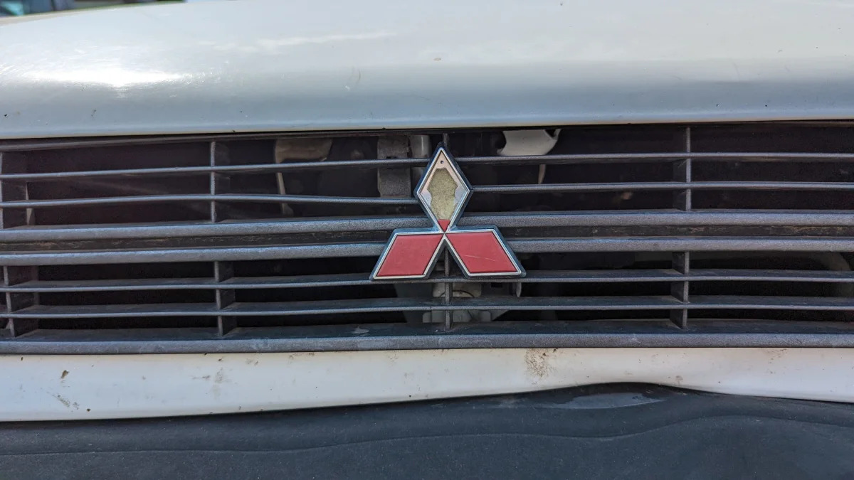 46 - 1990 Mitsubishi Mirage in Colorado junkyard - Photo by Murilee Martin