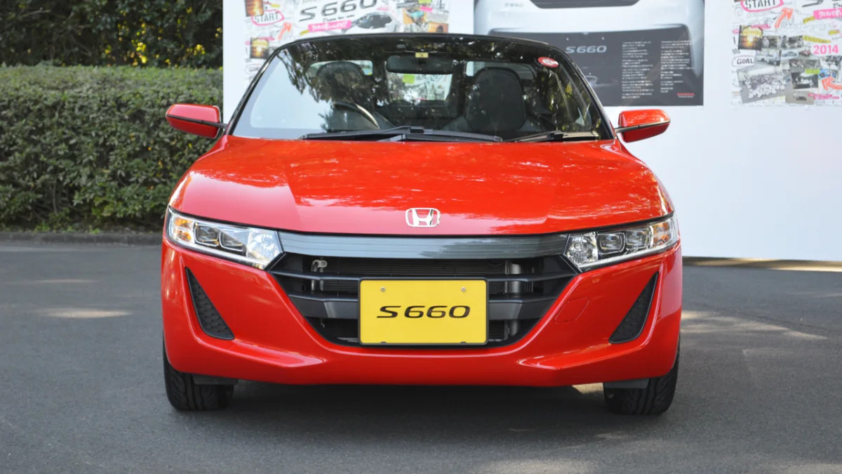 honda s660 red front grille 