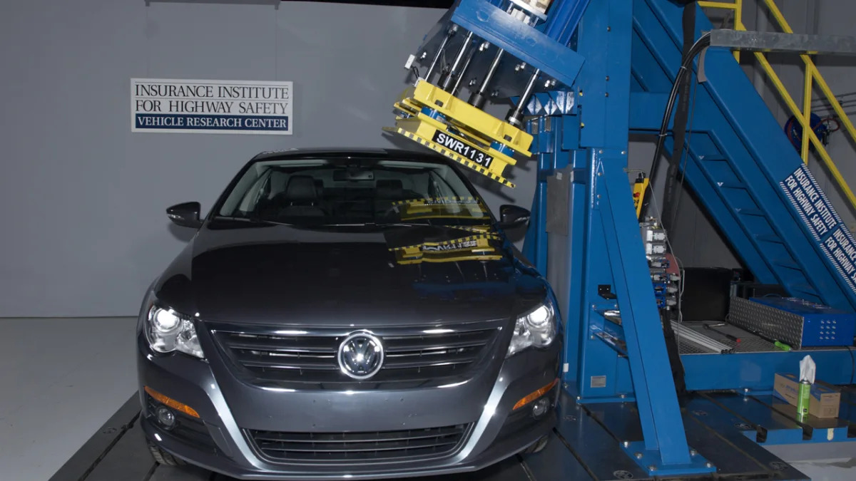 2011-12 Volkswagen CC is an IIHS Top Safety Pick