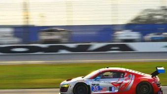 Audi R8 LMS at in the Rolex 24 Hour at Daytona