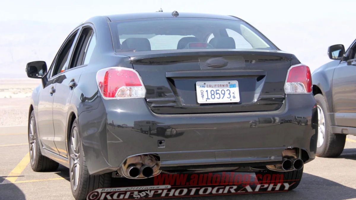 2014 Subaru WRX spy shot