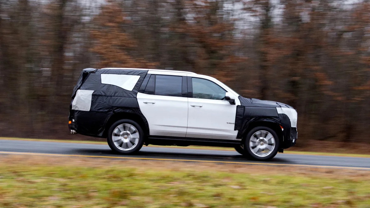 Camouflaged 2021 Chevrolet Tahoe