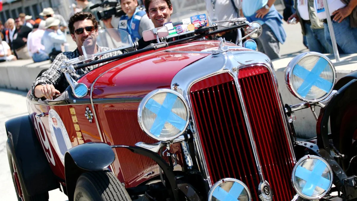 Patrick Dempsey Gets a Ride in a 1931 Chrysler CD-8 LM