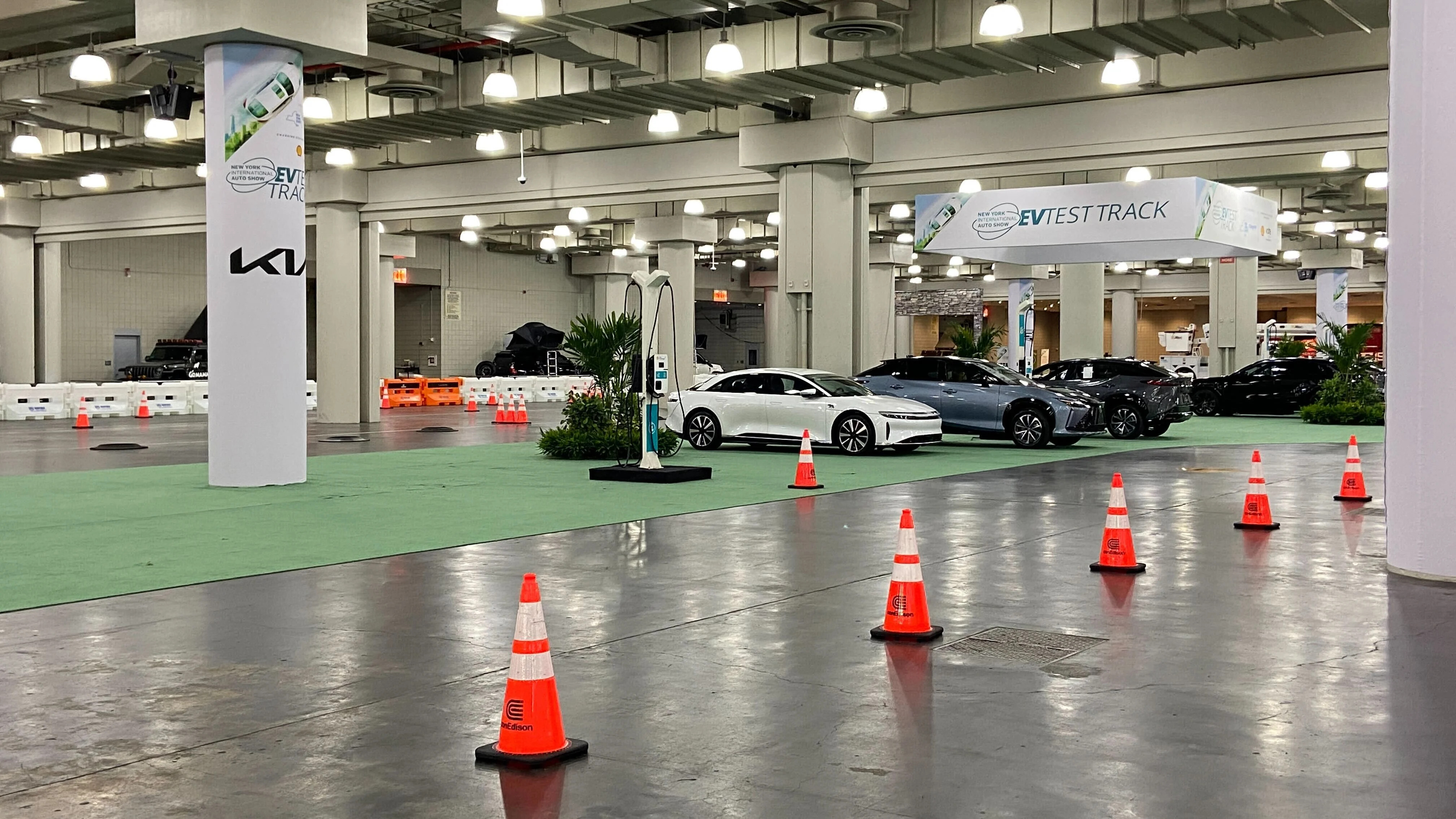 EV test drive at NY Auto Show