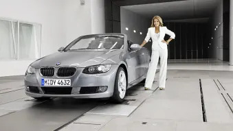 BMW windtunnel test with model
