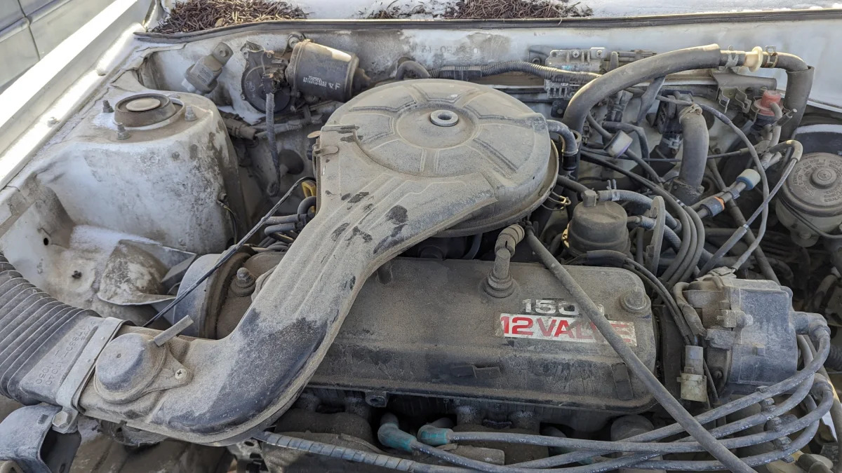 48 - 1990 Toyota Tercel EZ in Colorado wrecking yard - photo by Murilee Martin