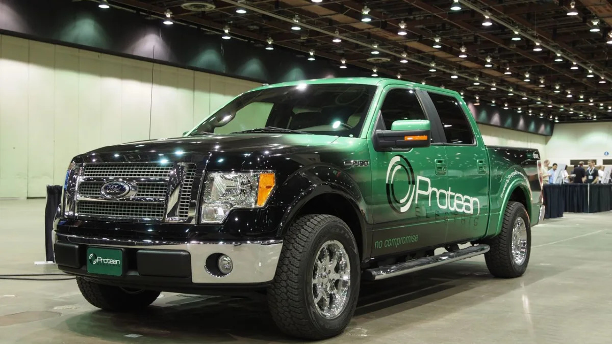 Ford F-150 with Protean In-Wheel Motors