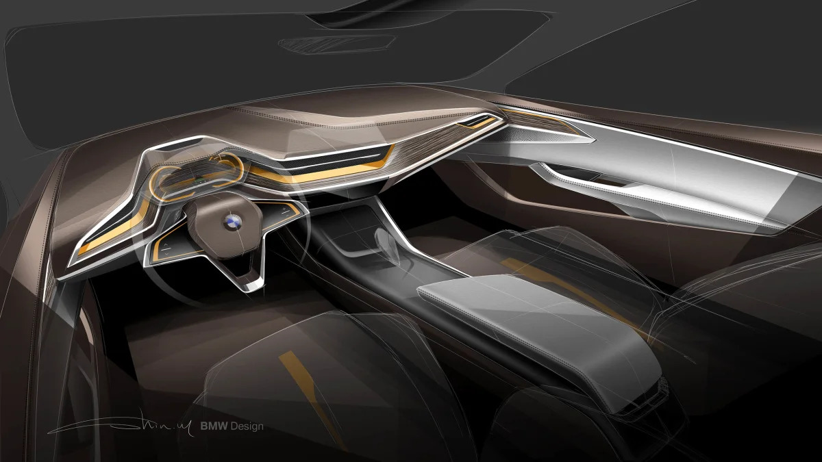 BMW Concept Compact Sedan interior rendering