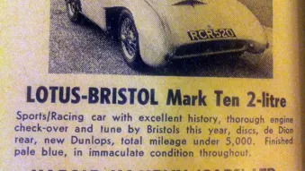 1955 Lotus Mark X - Historic Documents