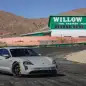 2022 Porsche Taycan GTS at Willow Springs