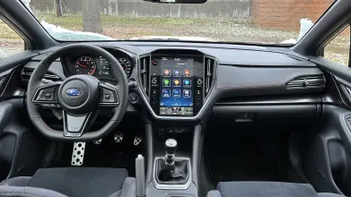 Long-Term Subaru WRX Limited interior
