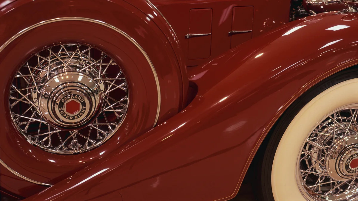 Packard wire wheels