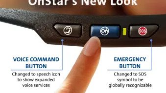 Changes to OnStar buttons for 2013
