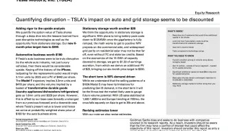 Goldman Sachs Tesla Stock Price Research (PDF)