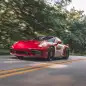 2022 Porsch 911 GTS front action extra low