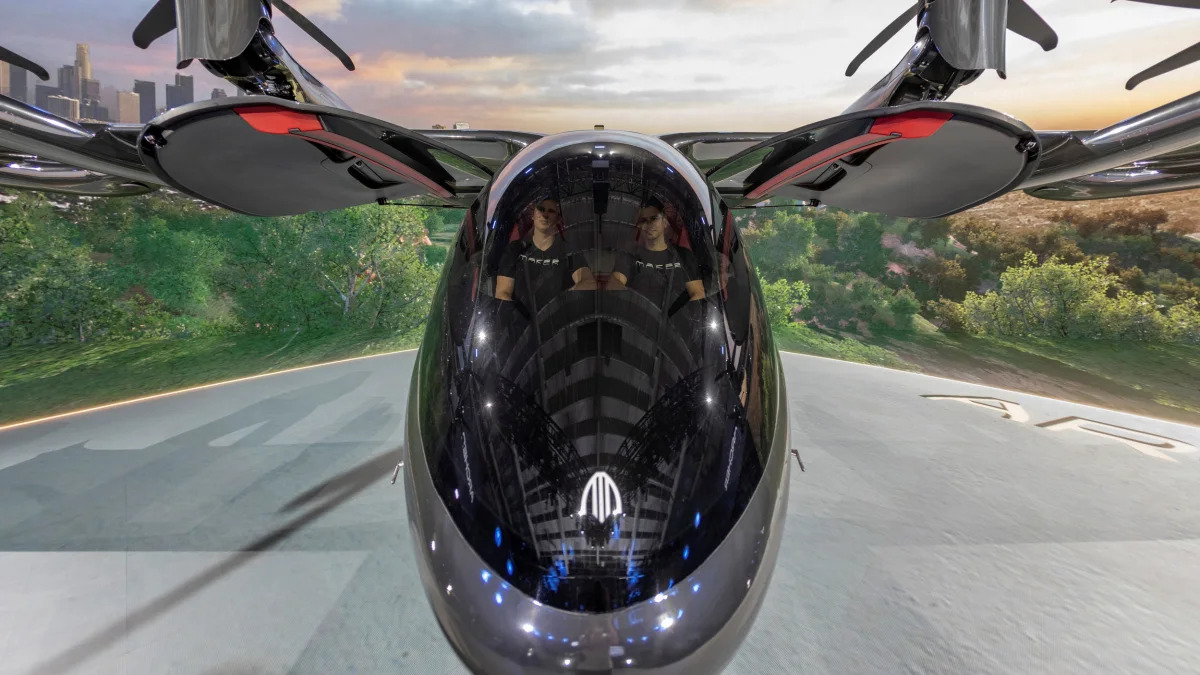 Flying taxi company Archer Aviation unveils all-electric aircraft in Los Angeles
