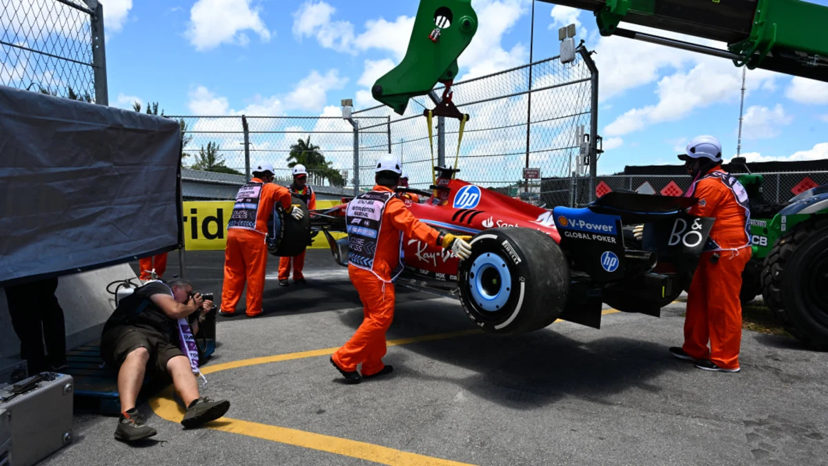 Max Verstappen fastest in 2024 Miami GP practice, Leclerc spins