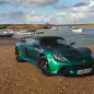 Lotus Exige Sport 350 green front 3/4 static