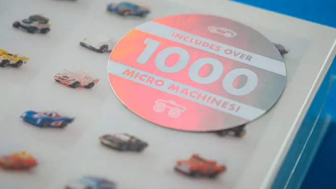 Colorful 400-page book is a lovely organized Micro Machines