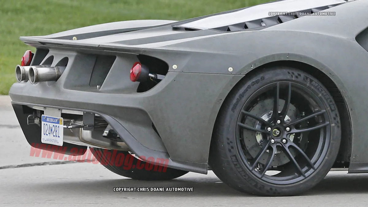 2017 Ford GT prototype taillights