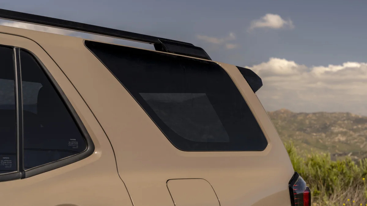 2025 Toyota 4Runner TRD Pro wrap up quarter window