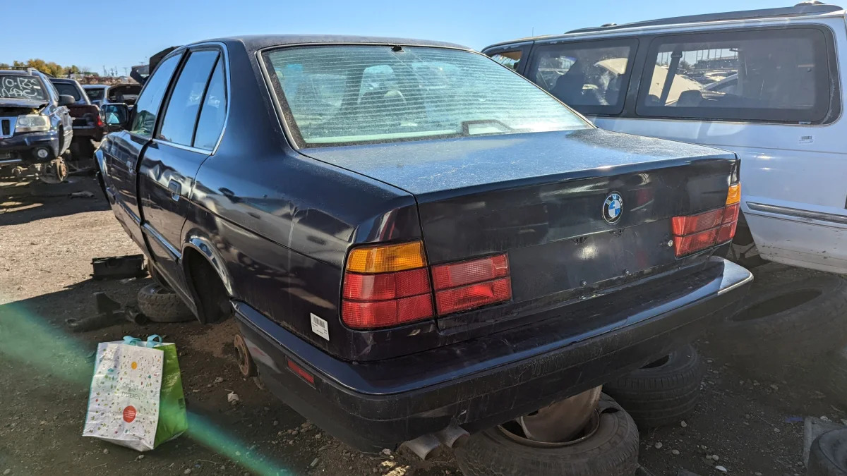 37 - 1991 BMW 5 Series in Colorado junkyard - photo by Murilee Martin