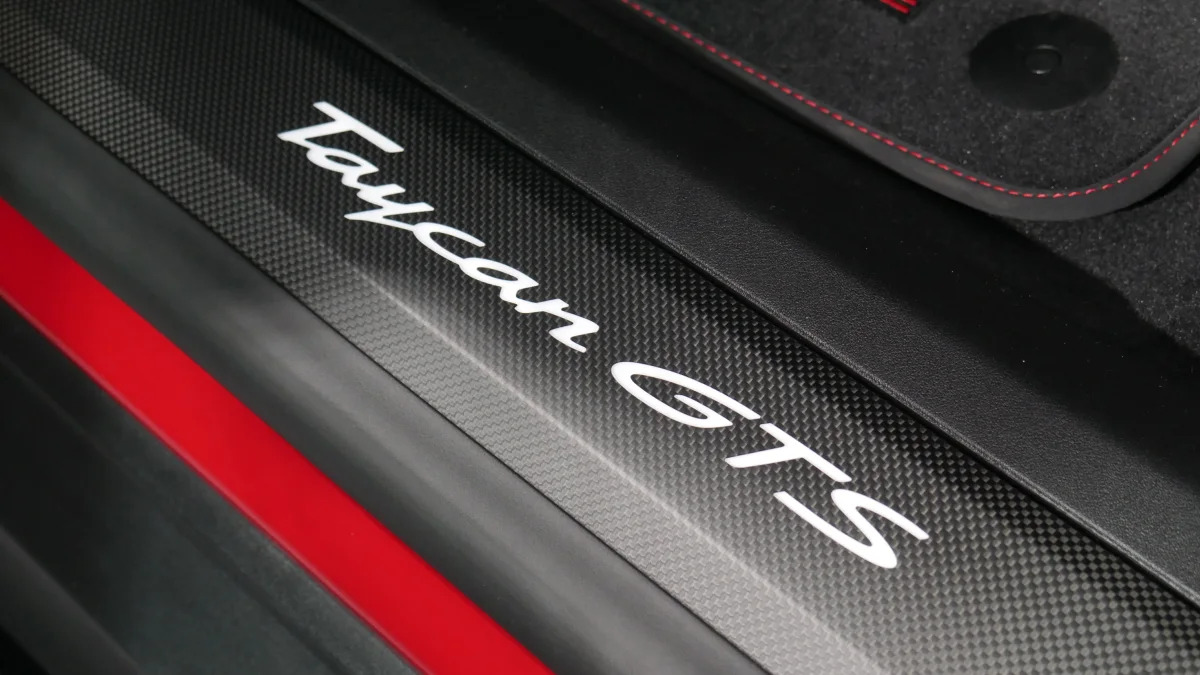 2022 Porsche Taycan GTS Sport Turismo sill plates