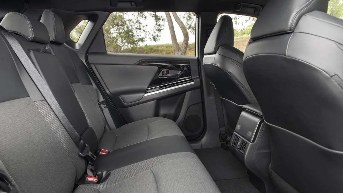 2023 Toyota bZ4X XLE back seat