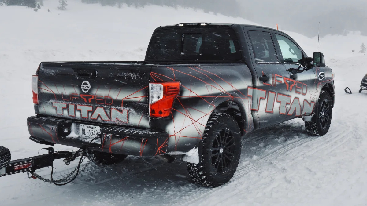 2018 Nissan Titan with ICON suspension lift