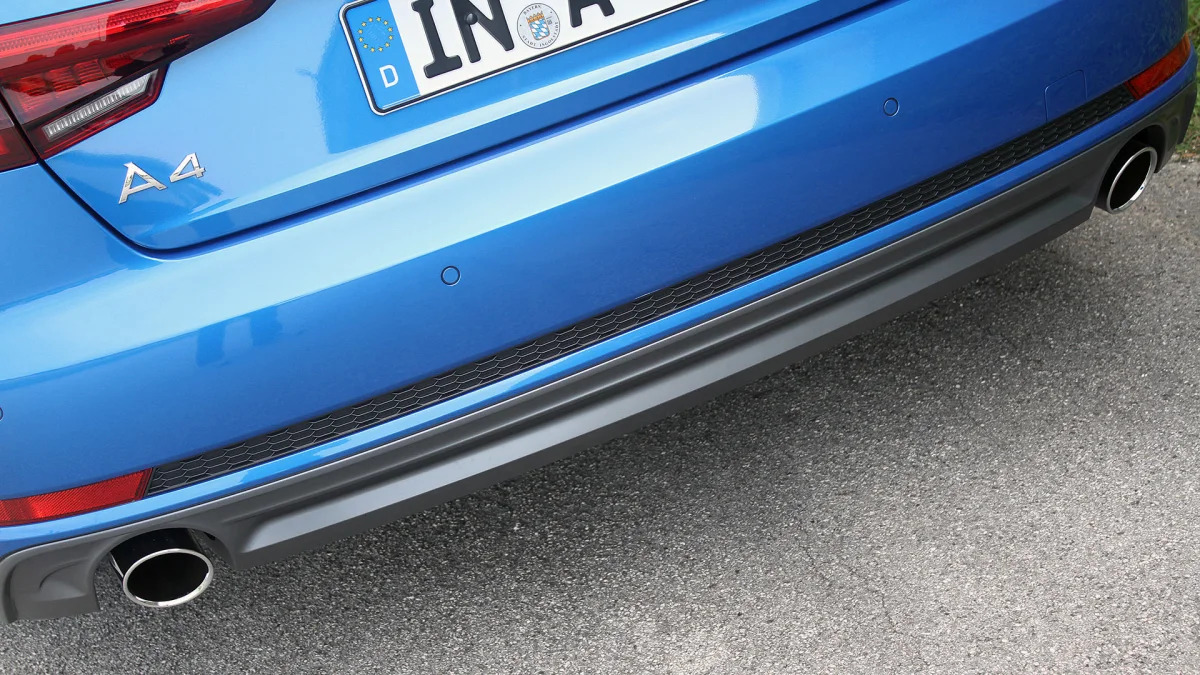 2017 Audi A4 rear fascia