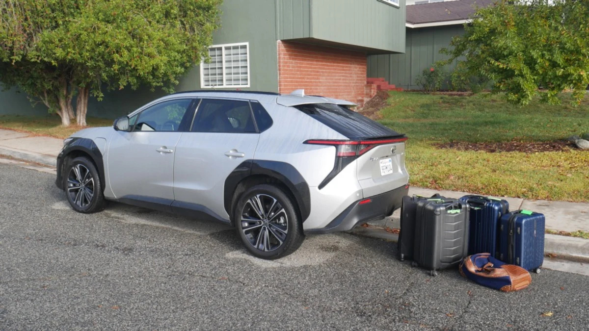 Toyota bZ4X and Subaru Solterra Luggage Test: How big is the trunk?