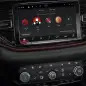 2021 Dodge Durango Citadel Interior (Ebony Red): The Challenger-inspired driver-oriented cockpit is refined, upscale and high-tech throughout, featuring an available, largest-in-class 10.1-inch touchscreen angled 7 degrees toward the driver.