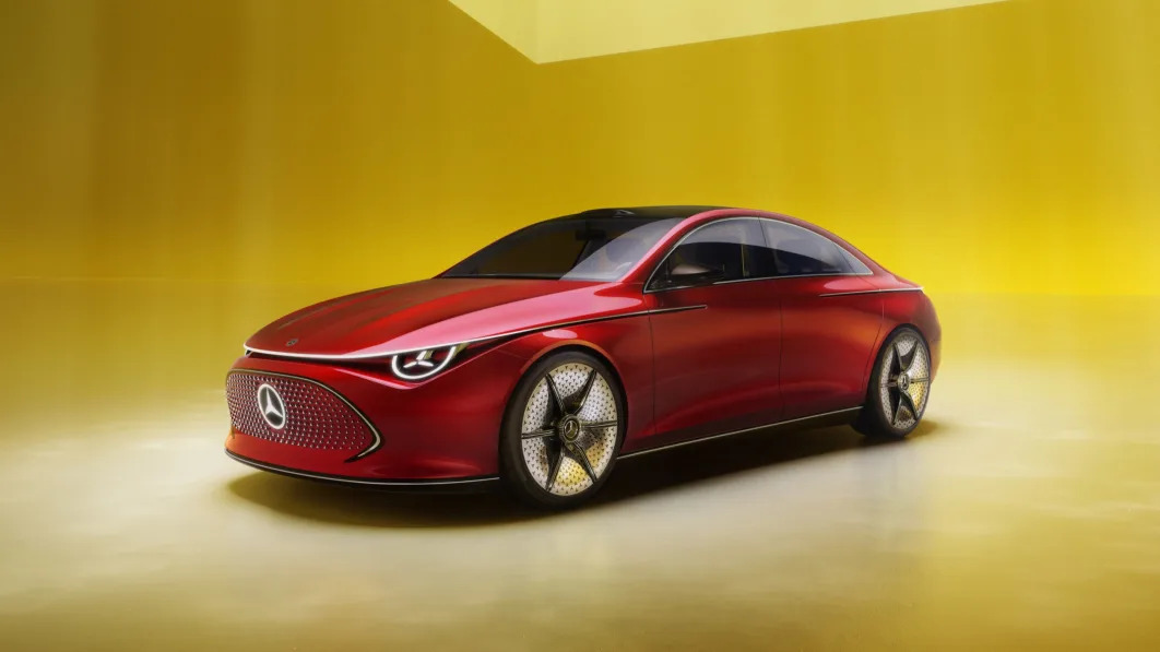 Mercedes-Benz Concept CLA Class is huge tech in a small, bright package