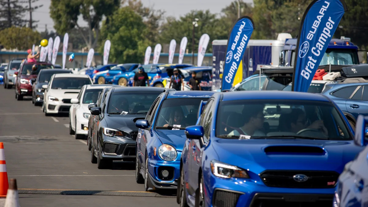 Record-breaking Subaru parade
