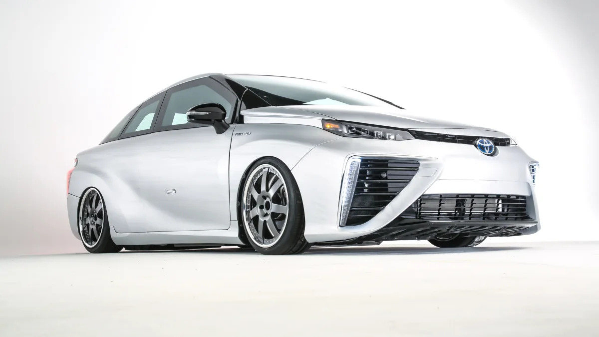 Toyota Mirai Back to the Future Concept front 3/4