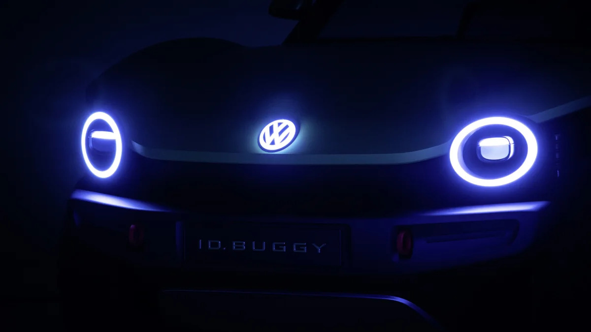 VW I.D. Buggy Concept in green