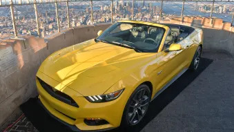 2015 Ford Mustang on the Empire State Building