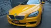 Atacama Yellow BMW 6 Series convertible
