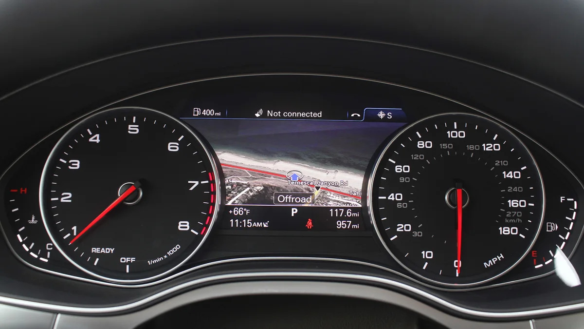 2016 Audi A6 gauges