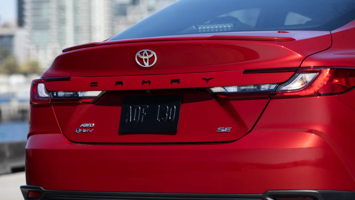 2025 Toyota Camry SE rear detail